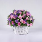 سبد گل رنگارنگ لیسیانتوس (11)