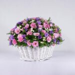 سبد گل رنگارنگ لیسیانتوس (15)