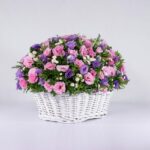 سبد گل رنگارنگ لیسیانتوس (16)