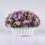 سبد گل رنگارنگ لیسیانتوس (19)