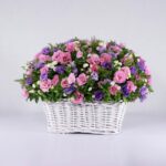 سبد گل رنگارنگ لیسیانتوس (22)