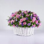 سبد گل رنگارنگ لیسیانتوس (26)