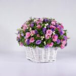 سبد گل رنگارنگ لیسیانتوس (28)