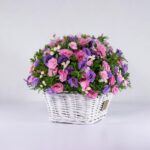 سبد گل رنگارنگ لیسیانتوس (32)