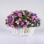 سبد گل رنگارنگ لیسیانتوس (36)