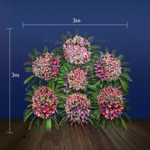 تاج گل 7 طبقه ابعاد بزرگی دارد.