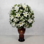 جام شیشه ای بزرگ لیلیوم اورینتال - گل F52