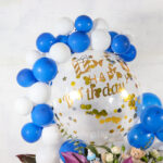 باکس گل تولد رز آنتوریوم همراه با بادکنک - گلفروشی آنلاین VIP Shop