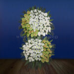 تاج گل آنتوریوم اورینتال ترحیم - گلفروشی آنلاین VIP Shop