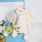 جعبه گل و عروسک خرگوش