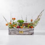 خرید اینترنتی جعبه گل سال جدید ابر و باد