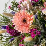 خرید آنلاین سبدگل حصیری ژربرا