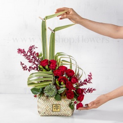 ابعاد سبد گل رز مینیاتوری کوچک