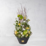 جعبه گل فلزی آنتوریوم - گلفروشی آنلاین VIP Shop