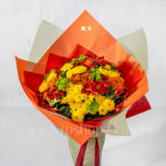 دسته گل شماره 45 برای بازنشستگی از بالا