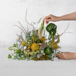 ابعاد گل رومیزی شماره 16