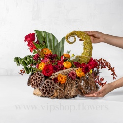 خرید آنلاین دسته گل آنمون رومیزی جادویی