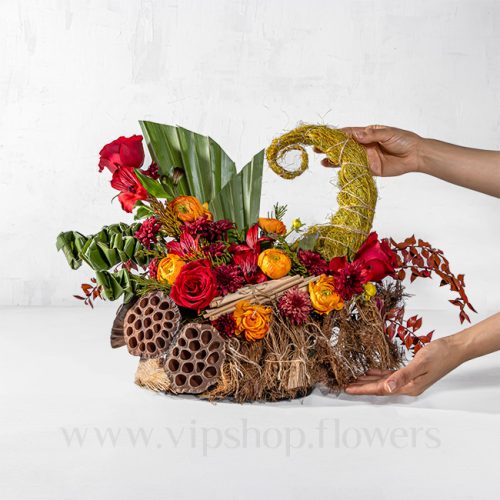 خرید آنلاین دسته گل آنمون رومیزی جادویی