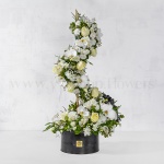 خرید آنلاین باکس گل F55 برای تسلیت مادر برای تسلیت و همدردی | ارسال فوری