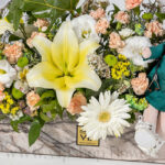 گل های جعبه گل تشکر از دکتر