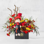 گل برای هدیه روز مهندس با دیزاینی خلاقانه