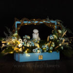 باکس گل شهریور ماهی ها در شب می‌درخشد.