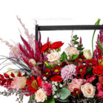 جزئیات باکس گل داوودی بسیار خیره کننده است.