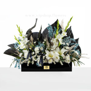 بعهترین باکس گل F60 برای ابراز همدردی با دیزاین زیبا